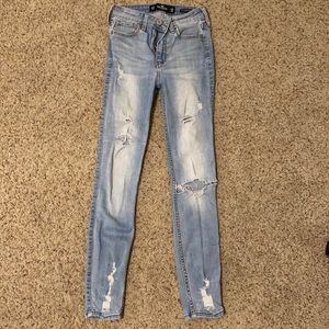 Hollister ripped jeans